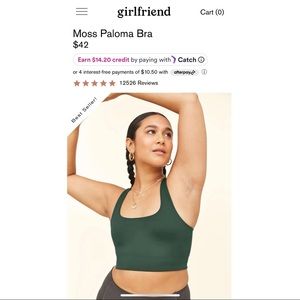 Girlfriend Paloma Bra - Moss